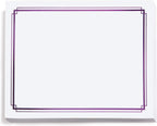 PaperDirect Foil Elegance Specialty Certificates, 50 Sheets of 38lb White Paper