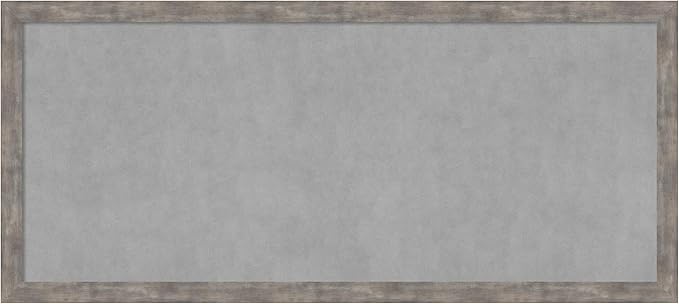 Amanti Art Silver Framed Magnetic Board 23x51 Oversize Vision Board by AmantiArt