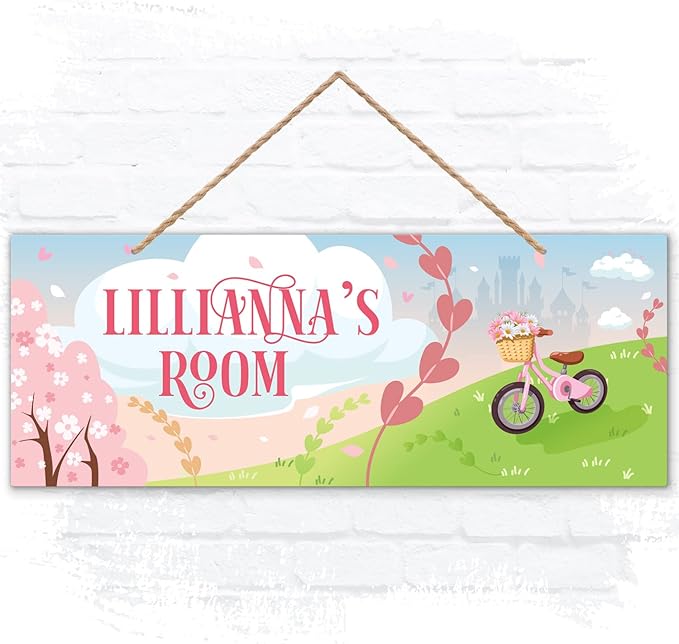 Custom Girl/Boy Name Sign Personalized Children Decor Bedroom Sign by SigoSigns
