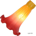 Bieye LS16S Lily Flower Blown Glass Lampshade - Image 2