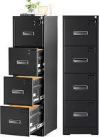 INTERGREAT 4 Drawers File Cabinet - Image 7