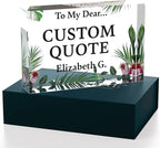 Personalized Gifts, Custom Quote Block Letter Board, Crystal-Clear Acrylic - Image 4