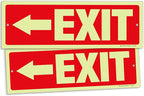iSYFIX Exit Signs with Directional Left Arrow by iSYFIXPREMIUMSIGNS