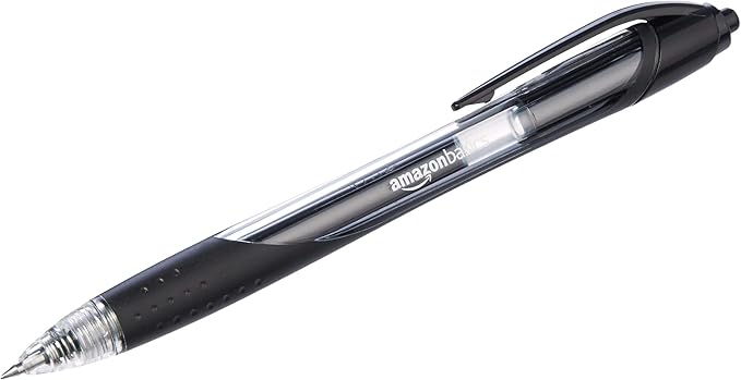 Amazon Basics Retractable Gel Ink Pens, Fine Point, Smooth Writing - Image 2
