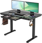 Claiks Glass Standing Desk by CLAIKS