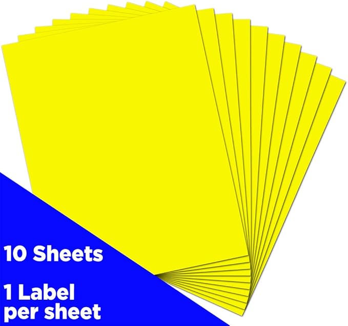 JAM PAPER Full Sheet Shipping Labels - Image 5
