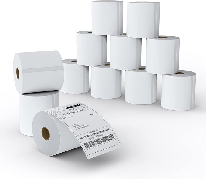 MFLABEL 4x6 Direct Thermal Shipping Labels by MFLABEL
