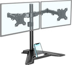 mountup dual monitor stand - freestanding & height, main product view