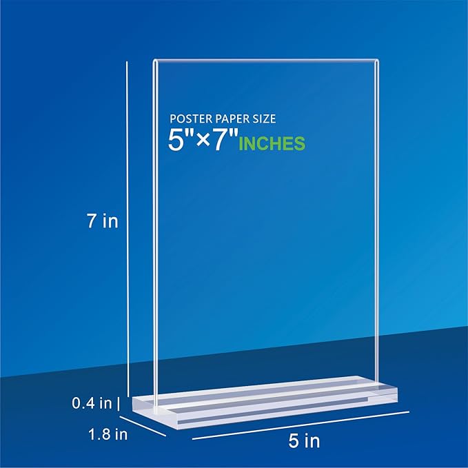 Acrylic Sign Holder 5x7 - Image 2
