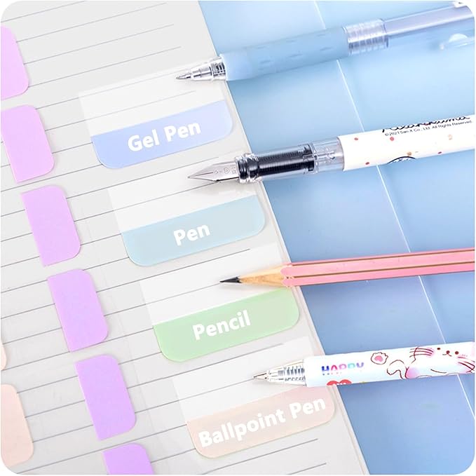 ELII 480 Pcs Morandi Tabs 2 Inch Sticky Index Tabs, Book Tabs Writable and - Image 6