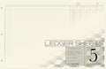 BookFactory Ledger Sheets/Large 5 Column Accounting Ledger Columnar Loose Leaf by BookFactory