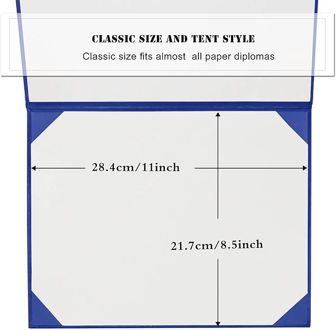 Diploma Cover 8.5” x11” Diploma Holder of Graduation Leatherette Padded - Image 6