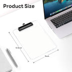 Zoenley A4 Plastic Clipboard Set of 12, A4 Transparent 8.5 x 11 Clip Board - Image 2
