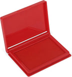 Red Stamp Pad, 4 x 2.5 Inch Premium Quality Ink Pad by Hoiny
