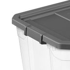 Sterilite 12-Pack Modular Stacker Box, Durable Clear Plastic Storage Bins - Image 9