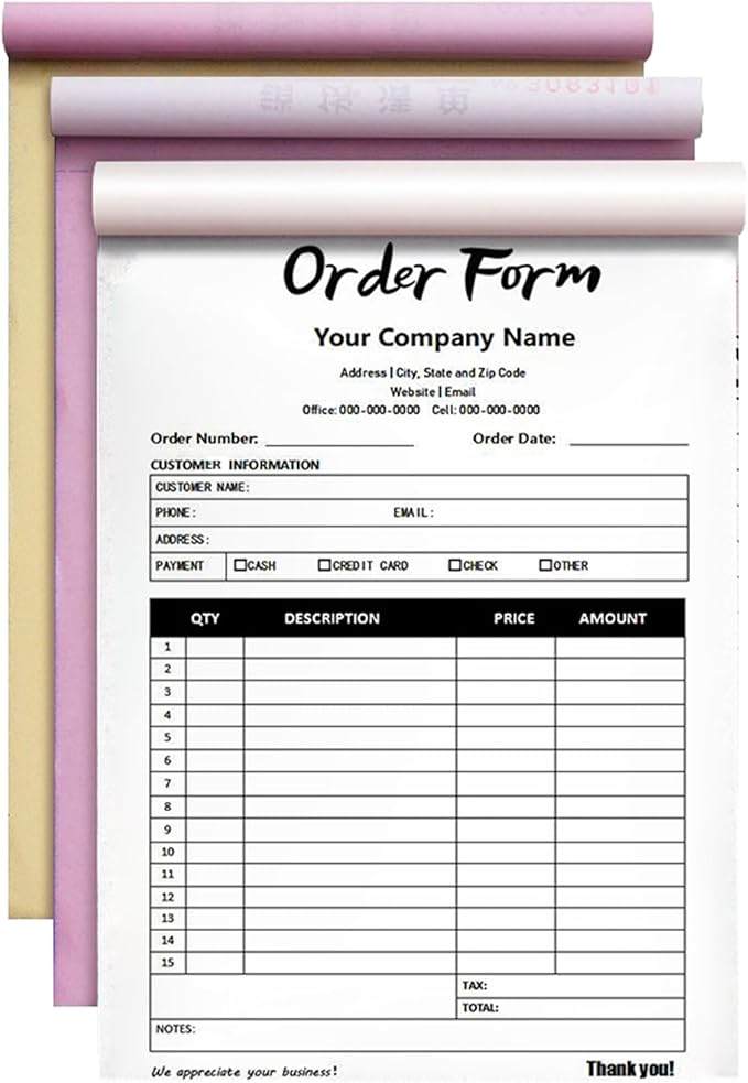 Custom Invoice Book in 3-Part /2-Part Receipt Book - Image 8