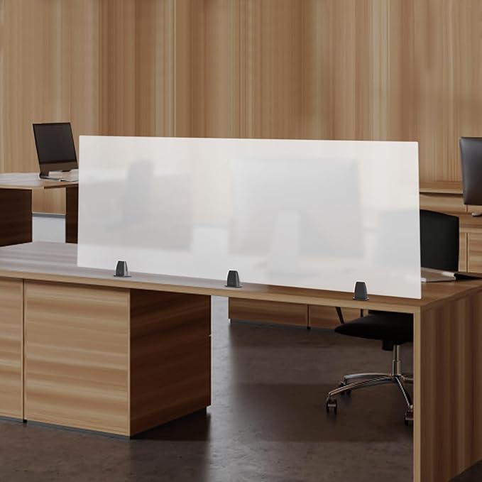 Desk Divider for Students and Desk Privacy Panel, Frosted Acrylic Plexiglass - Image 6