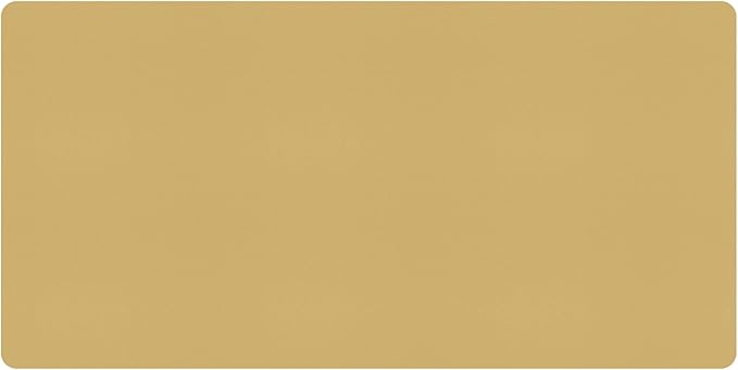 Bloss Light Yellow Desk Mat 31.5"x15.7", Desk Matt by Bloss