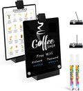 Kivsty 2 PCS Desktop Black Dry Erase Board by Kivsty