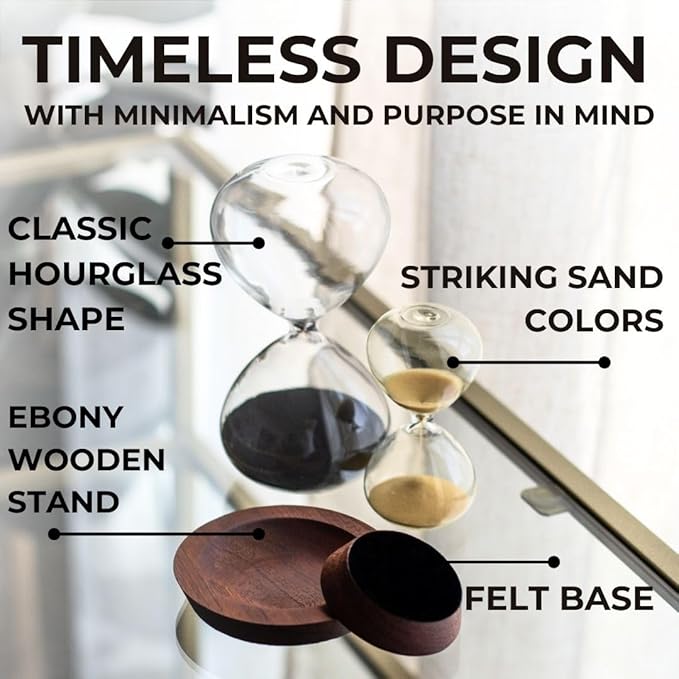 Decorative Hourglass Sand Timer Set - Image 5