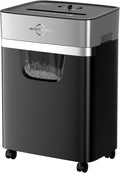 BONSEN 14-Sheet Paper Shredder for Home Office, Heavy Duty Cross Cut Shredder by BONSEN