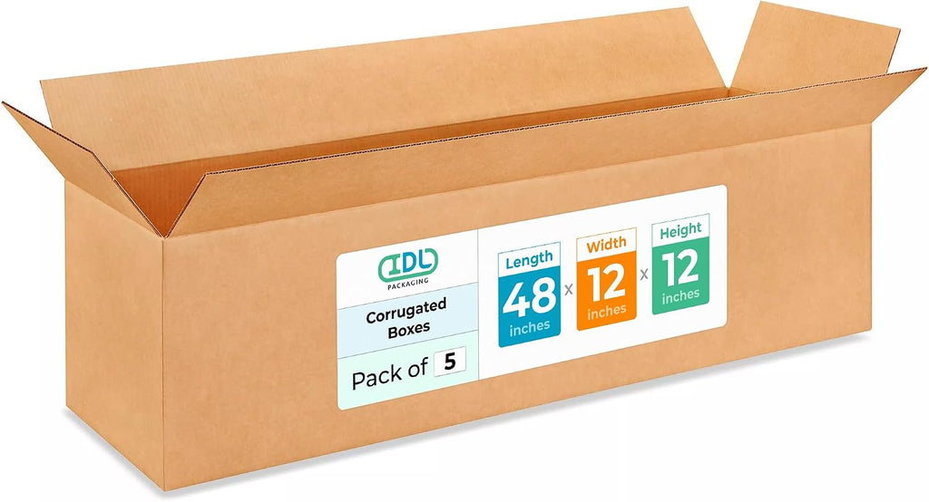 Extra Large Shipping & Moving Boxes 48 x 12 x 12"