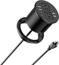 Jgstkcity Power Strip, Desktop Recessed Power Grommet, 40W Total USB C Fast by Jgstkcity