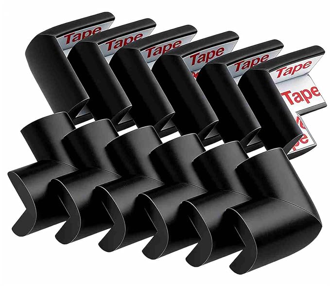 12 Pack Soft Corner Protector Baby Proofing Edge & Corner Guards, Furniture by DYKESON