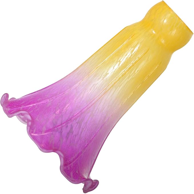 Bieye LS13 Lily Flower Blown Glass Lampshade by Bieye