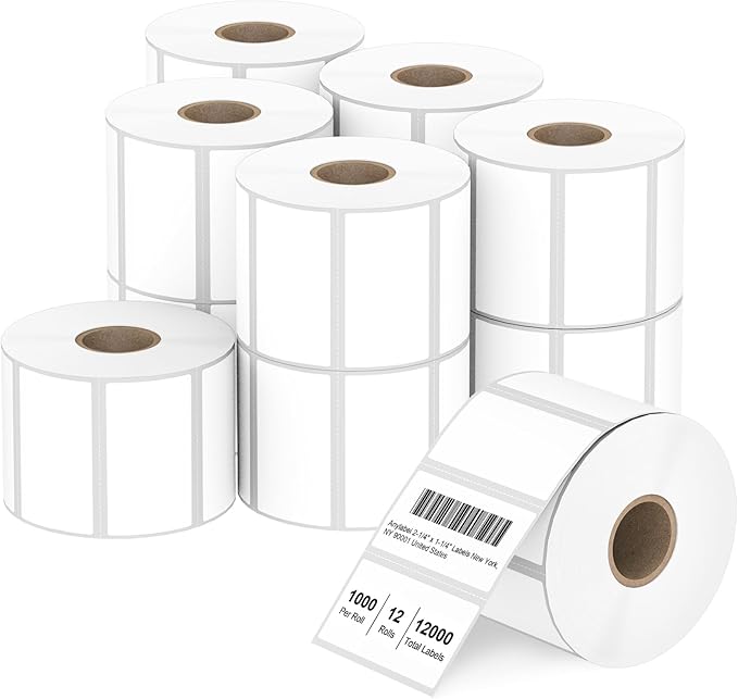 2.25" x 1.25" Direct Thermal Labels by Anylabel