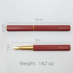 YSTUDIO Stunning Classic Revolve Fountain Pen, Schmidt Gilded Nib, Best Pen - Image 4