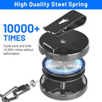 3 Pcs Heavy Duty Badge Reels Retractable Badge Holder, Selizo Metal Retractable - Image 2