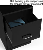 staples 2-drawer vertical file cabinet, letter size, lockable, package contents