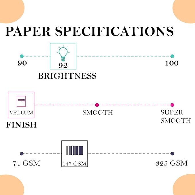 Print It - Vellum Bristol Colored Cardstock Cover Paper, 67 Lb, 8.5" X 11” - Image 3