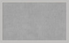 Amanti Art Silver Framed Magnetic Board 27x43 Large Vision Board by AmantiArt