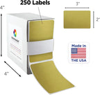 ChromaLabel 2 x 3 inch Permanent Color Code Rectangle Labels, 250 Labels per - Image 2