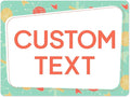 Custom Sign, Custom Street Sign, 11 Font Colors, 13 Font Styles, 4 Hole Options by MySignCenter