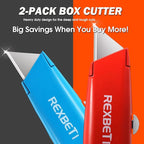 REXBETI 2 Pack Utility Knife - Image 3