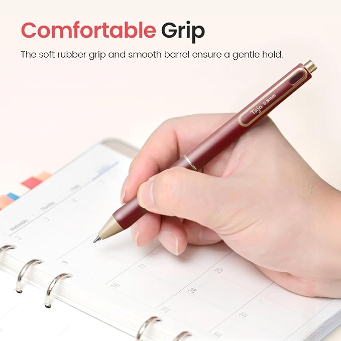 Taja Gel Pens, 0.5mm Fine Point Smooth Writing Pens - Image 5