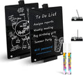 Kivsty 2 PCS Desktop Black Dry Erase Board by Kivsty
