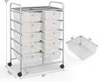 GLACER 10 Drawer Rolling Cart, Storage Cart - Image 3