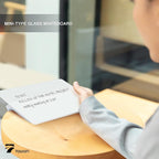 TOWON Small Glass Dry Erase Board, Desk White Board - Image 2