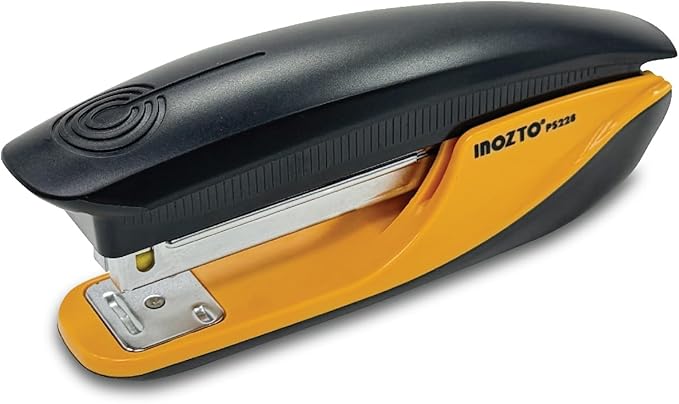 INOZTO Ergonomic Stapler, 20 Sheet Capacity & 100 Staples Storage, by INOZTO