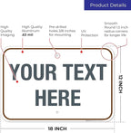 Custom Sign, Personalized Metal Signs, Customize - Image 3