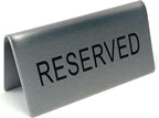 Metal Magery Reserved Table Signs Stainless Steel Metal Table Tent Sign - Image 6
