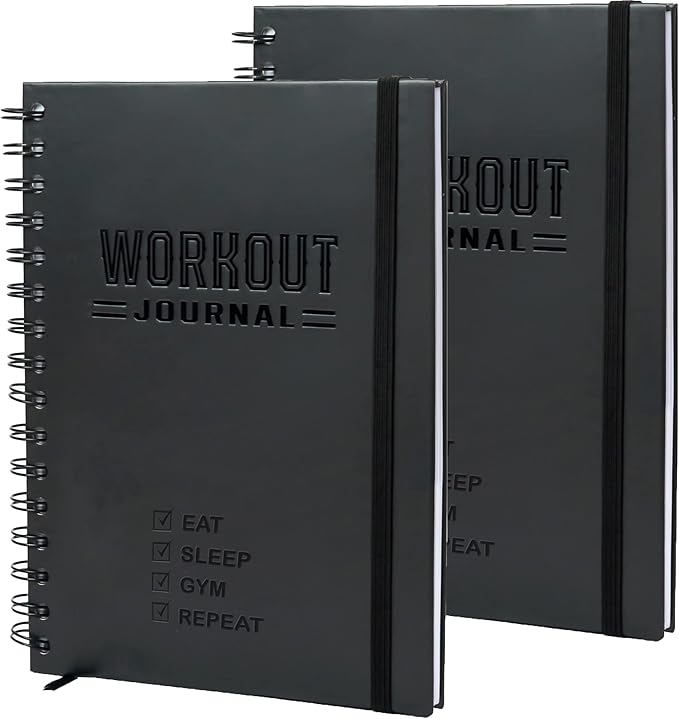 Nextnoid Hardcover Fitness Planner Workout Journal by Nextnoid