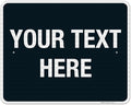Personalized Custom Black Background Customize by SigoSigns