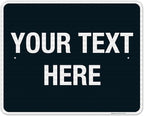 Personalized Custom Black Background Customize by SigoSigns