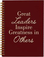 OXW Red Meeting Notebooks for Work, Leadership Gifts Office Work Notebook by Unknown