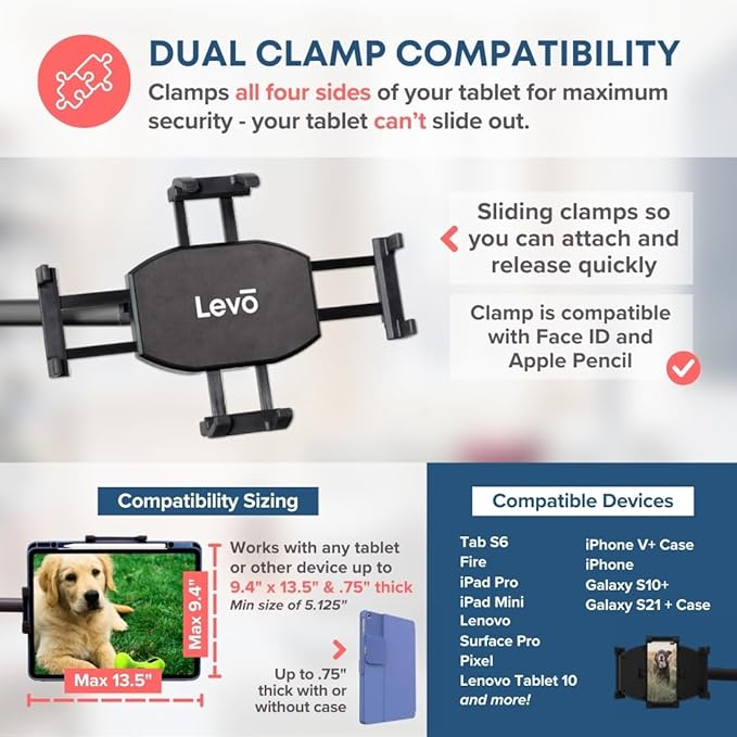 Levo G2 Premium Tablet Floor Stand - Image 6